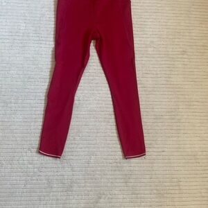 Athleta Pink Leggings Form-Fitting Stretchy Design